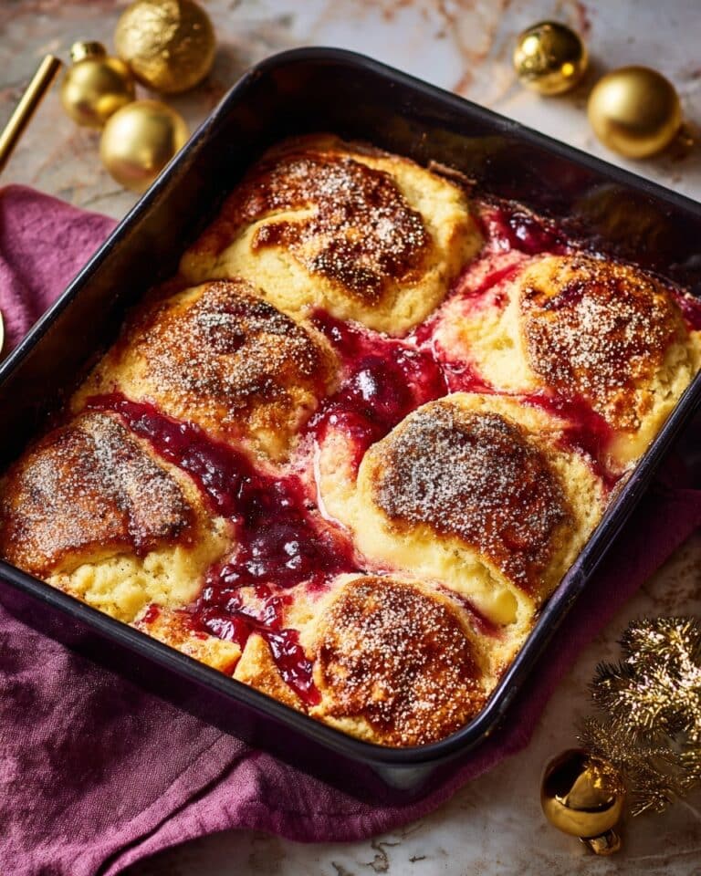 Raspberry Jam & Butter Pudding Recipe