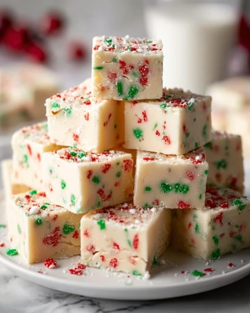 Easy Sugar Cookie Christmas Fudge Recipe for Holiday Cheer! Recipe