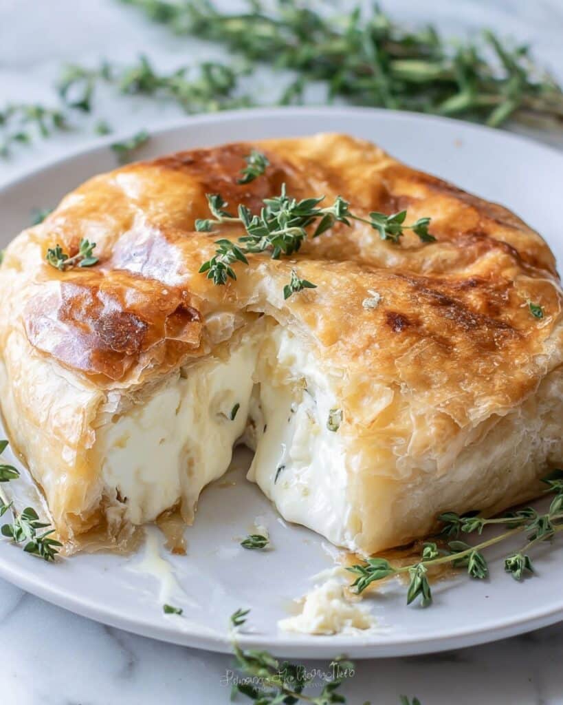 Baked Brie in Pie Crust Recipe