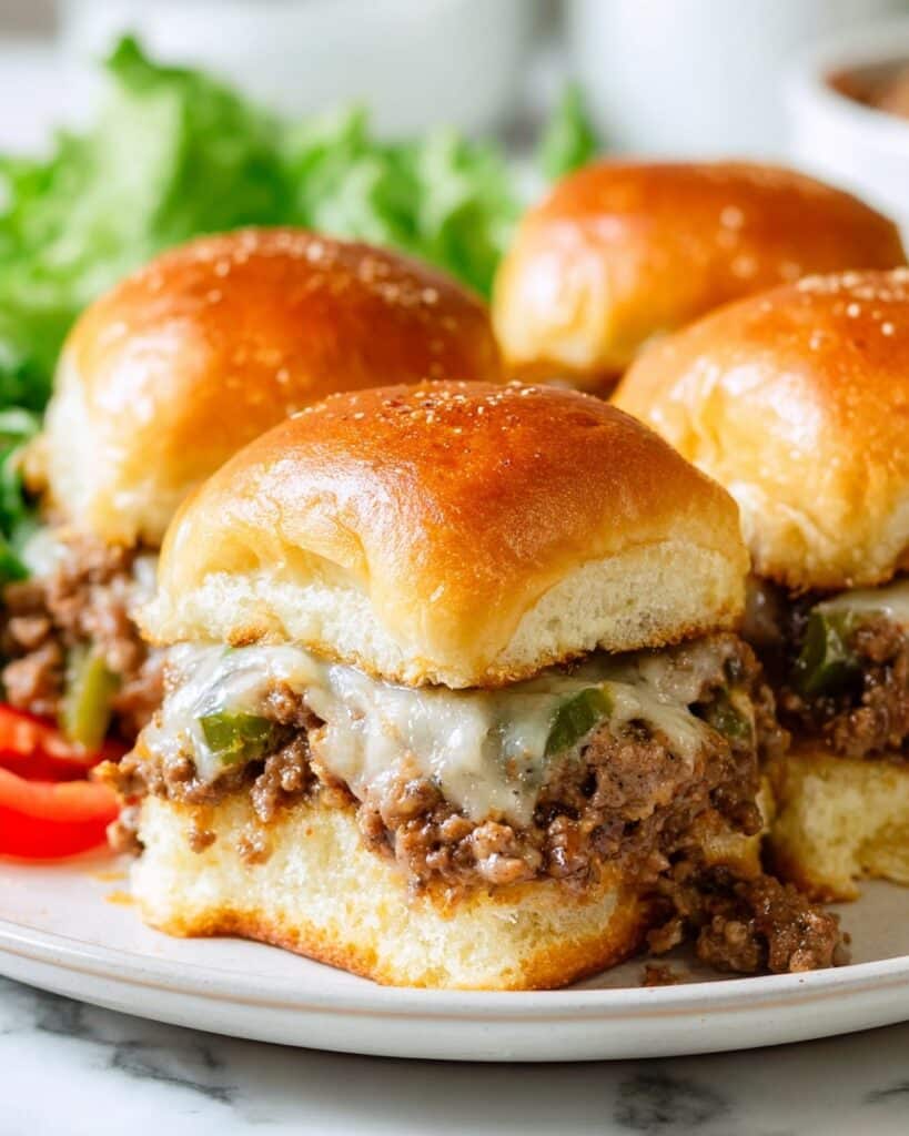 Philly Cheesesteak Sliders Recipe