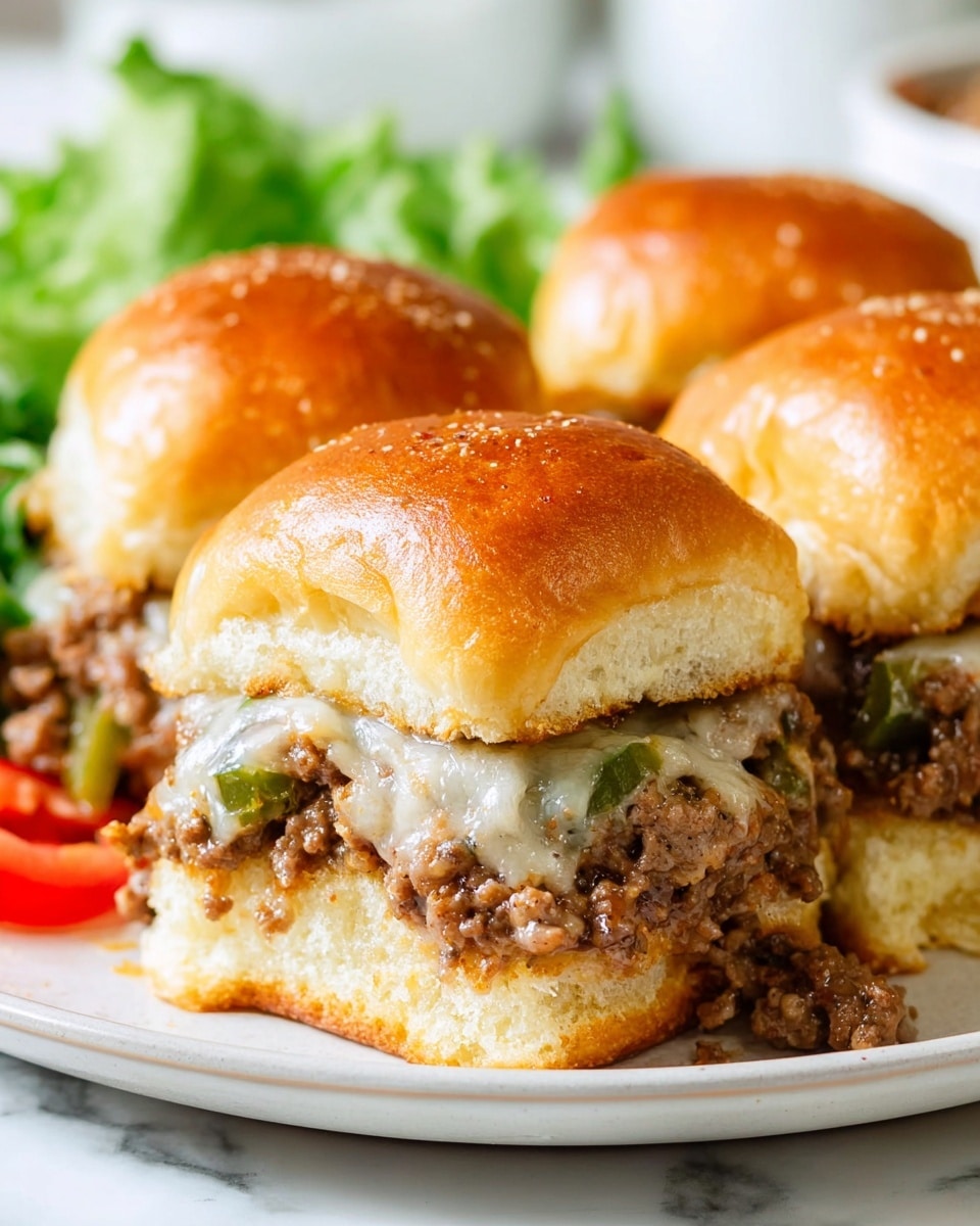 Philly Cheesesteak Sliders Recipe