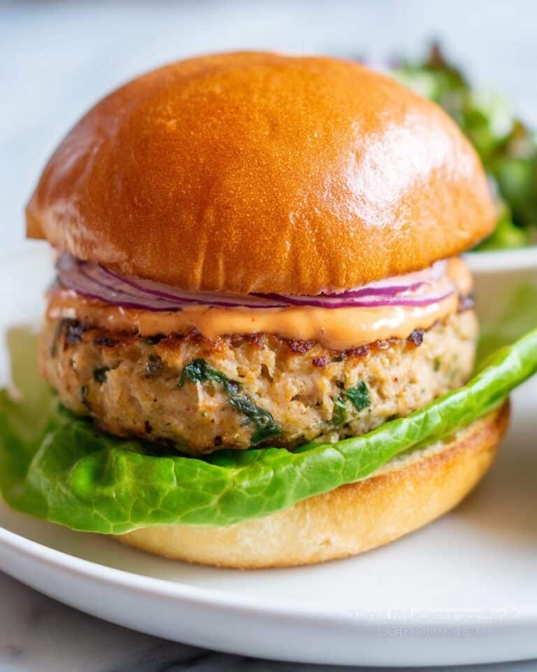 Tuscan Turkey Burgers with Sun-Dried Tomato Aioli and Spinach Recipe