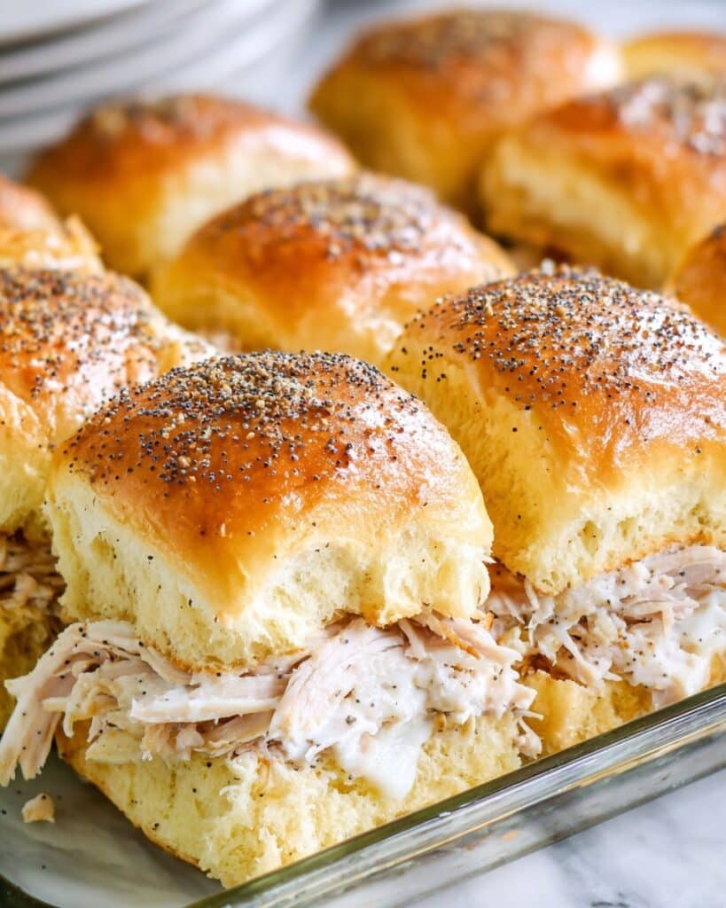 Shredded Chicken Sliders Recipe