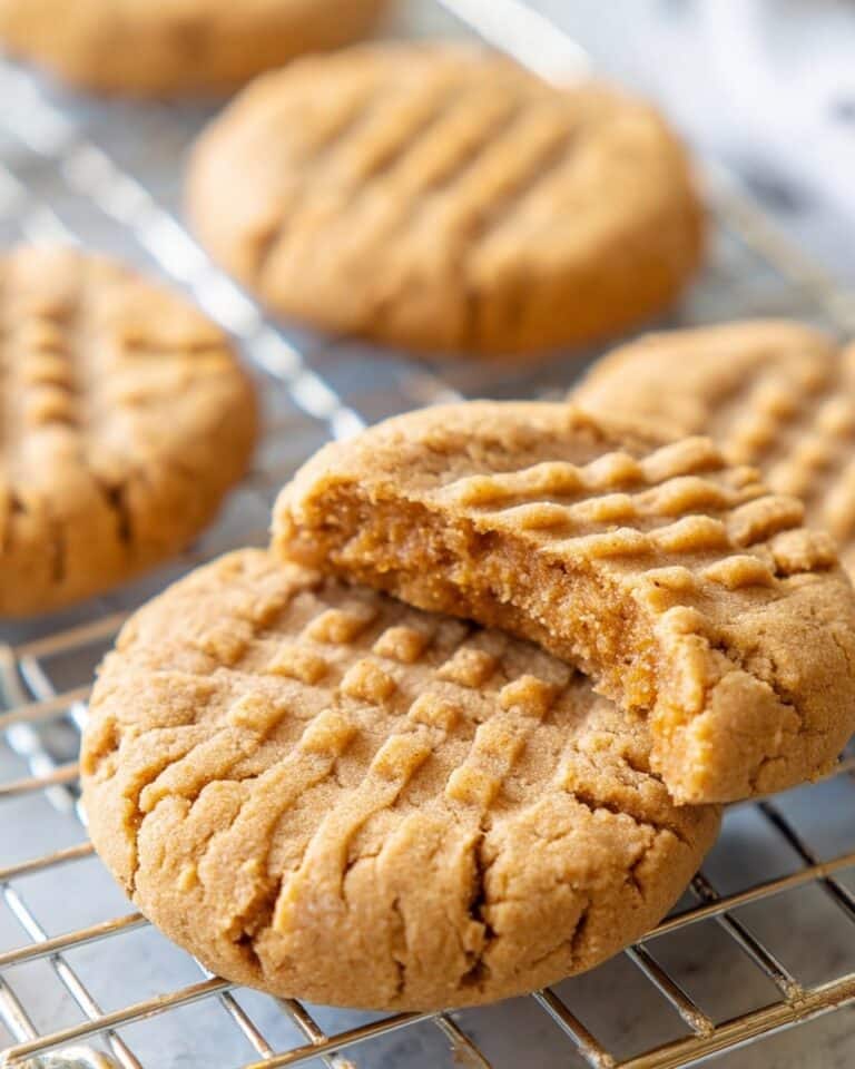 Chewy Peanut Butter Cookies Recipe