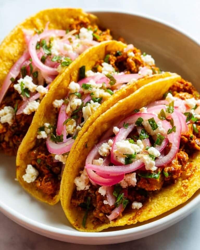 Red Chile Chicken Tacos with Creamy Corn Recipe
