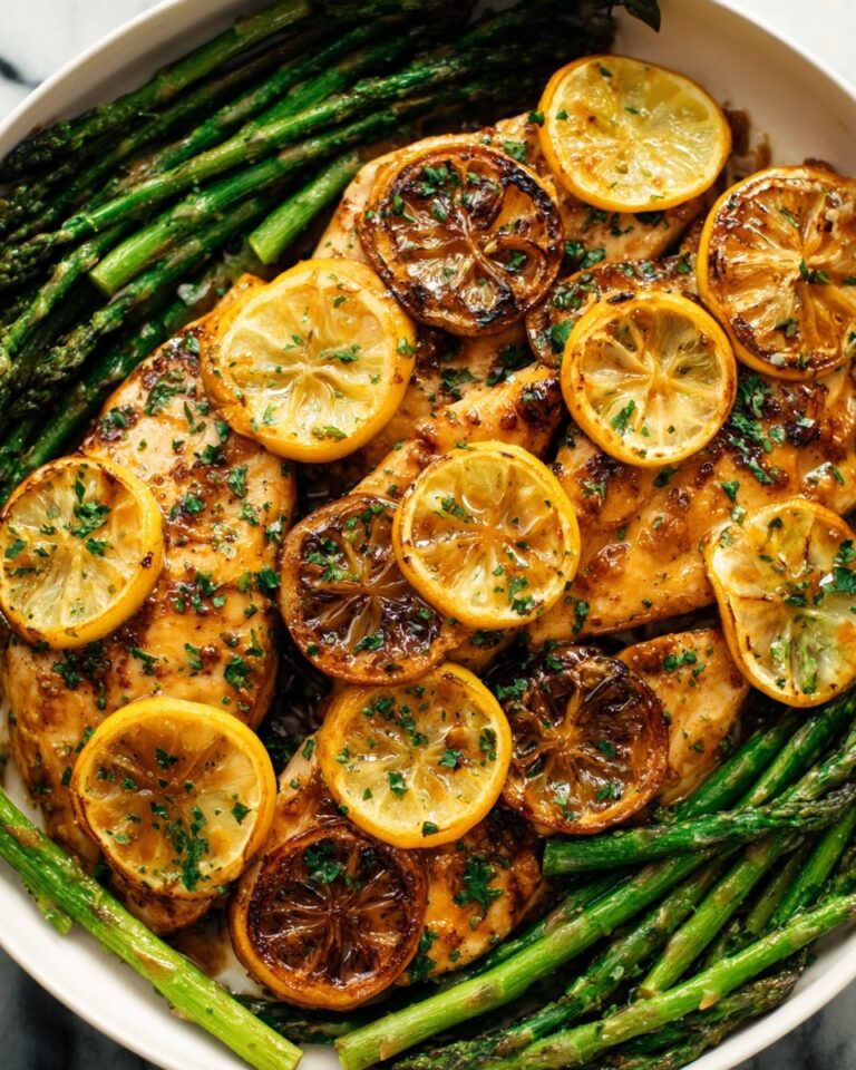 5 Ingredient Lemon Chicken with Asparagus Recipe