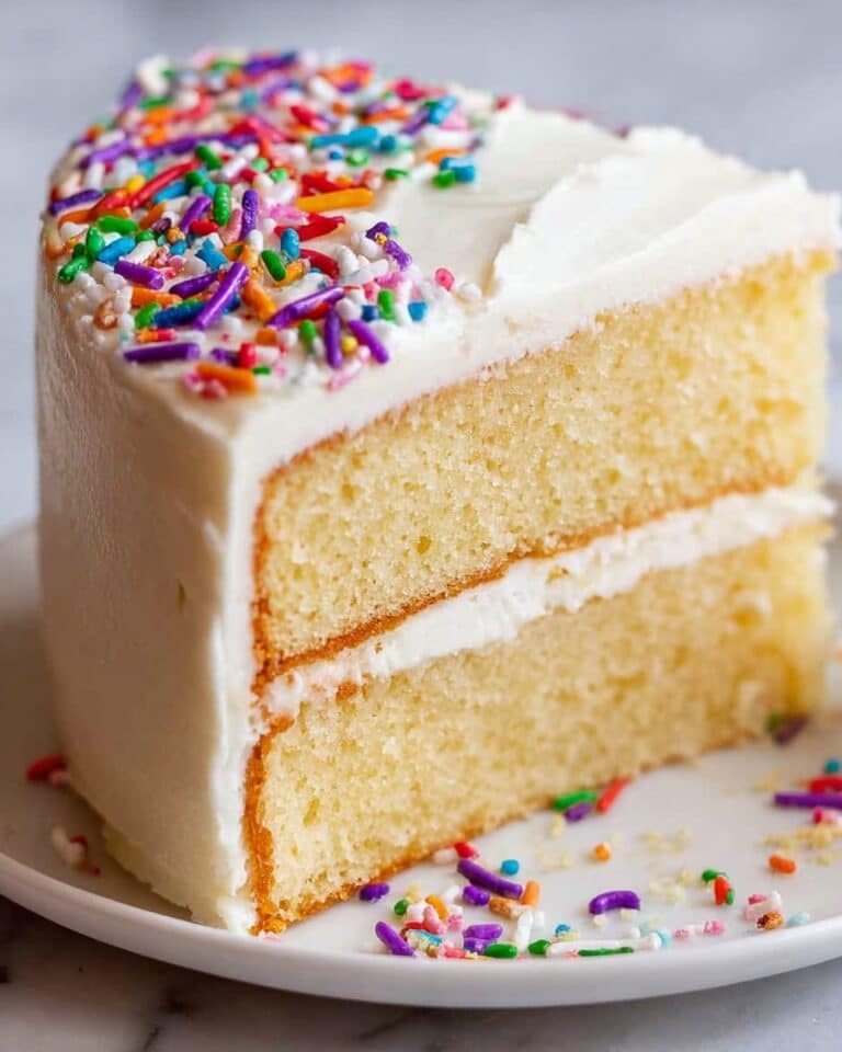 My Best Vanilla Cake – Moist and Fluffy for 4 Days Recipe