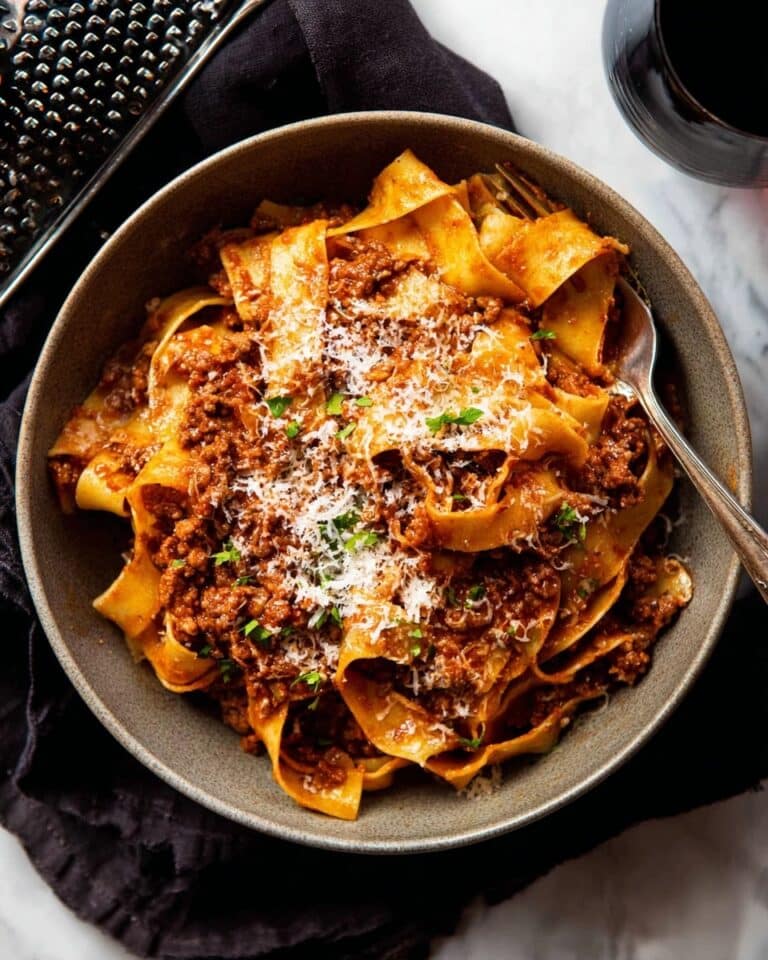 Sausage Ragu with Pappardelle Pasta Recipe