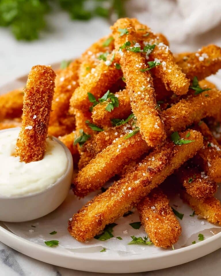 Haloumi Fries with Garlic Yogurt Dipping Sauce Recipe
