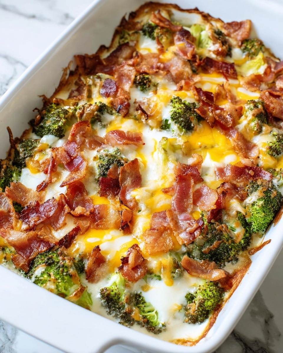 Cheesy Bacon Ranch Chicken with Broccoli Recipe