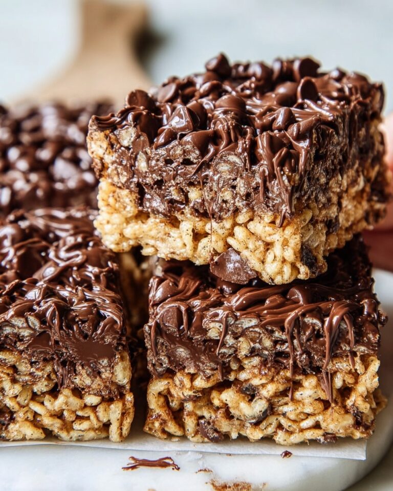 Peanut Butter Chocolate Rice Krispie Treats Recipe