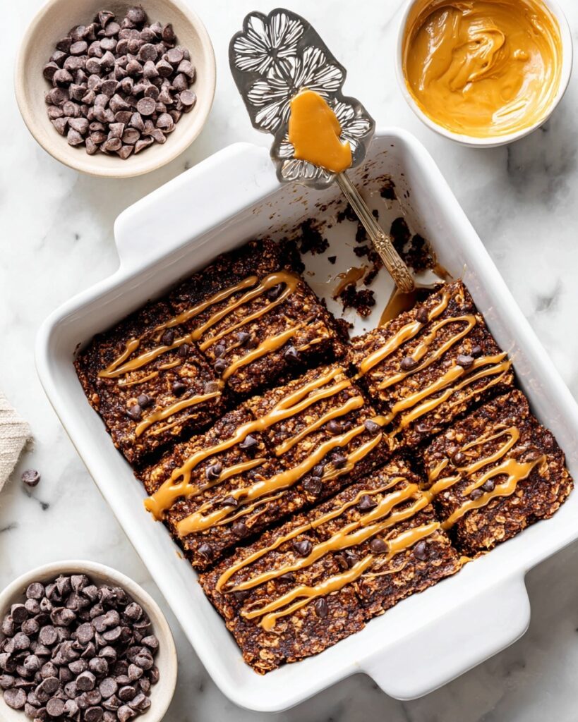 Chocolate Peanut Butter Baked Oatmeal Recipe