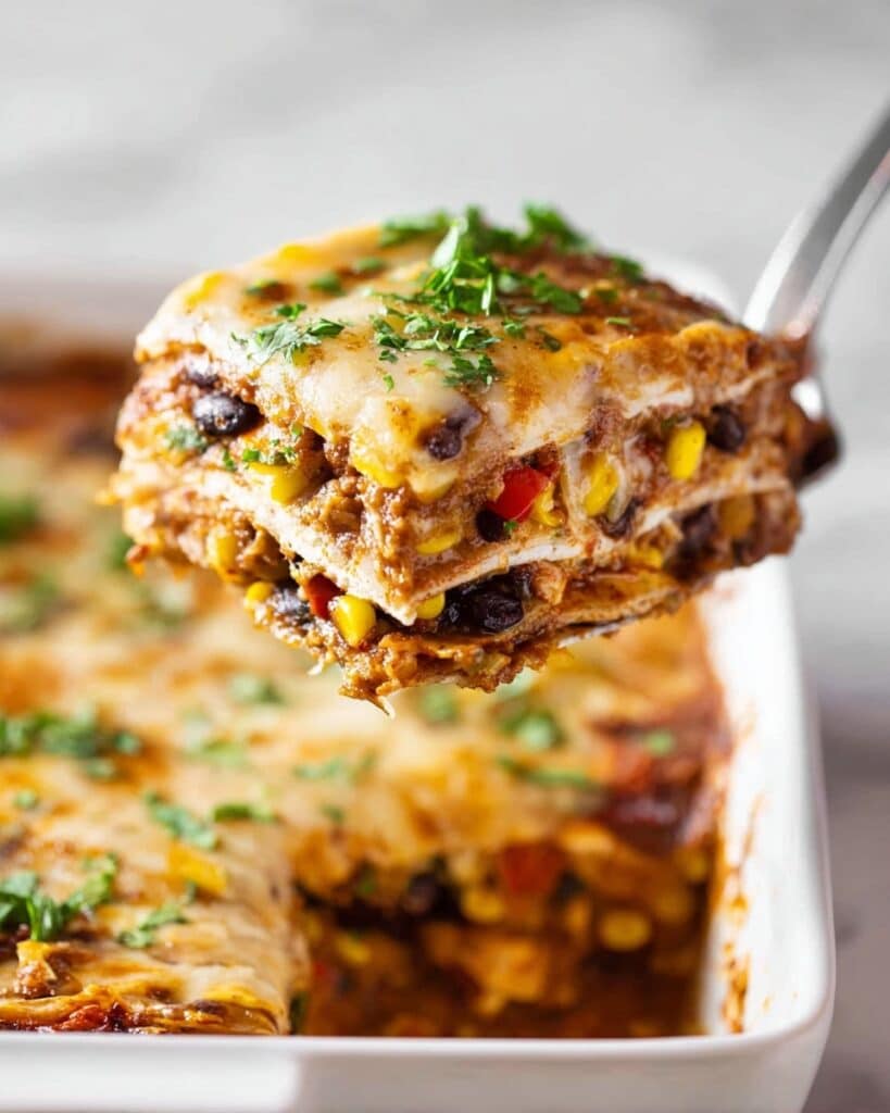Vegetarian Mexican Lasagna Recipe