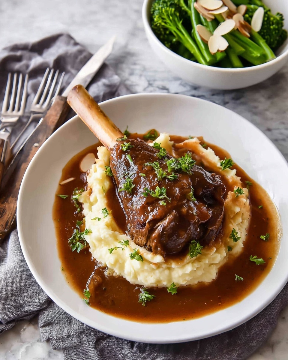 Port Braised Lamb Shanks Recipe