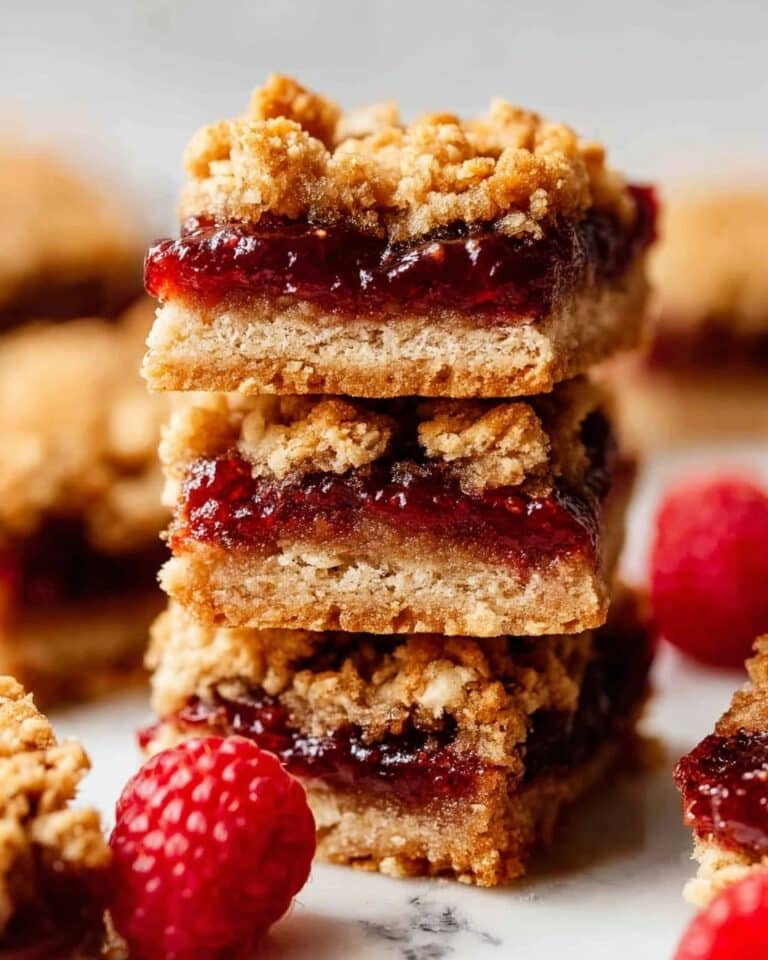 Easiest Ever Raspberry Jam Bars Recipe