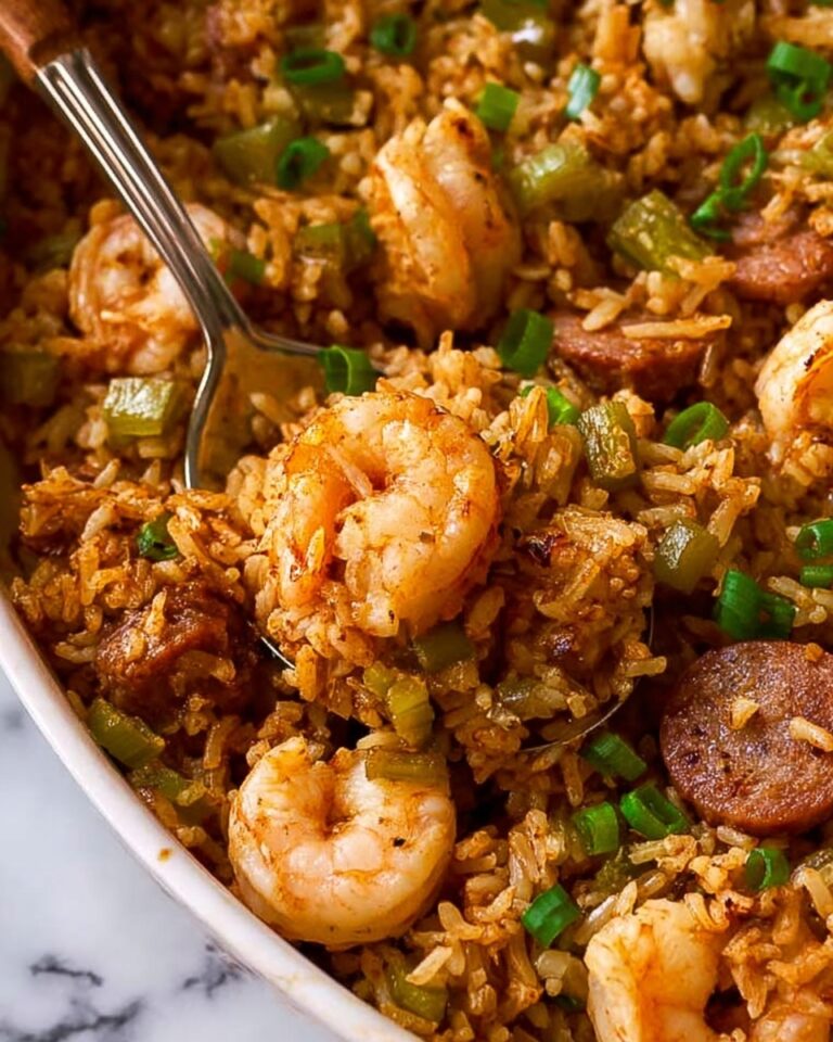 Easy Jambalaya Recipe with Chicken, Sausage, and Shrimp Recipe