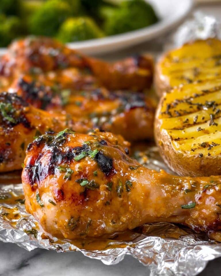 Honey Mustard Baked Chicken Drumsticks Recipe