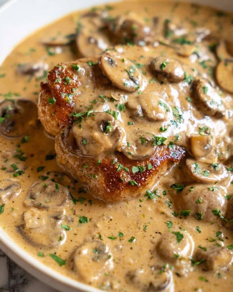Creamy Chicken Stroganoff with Pasta Recipe