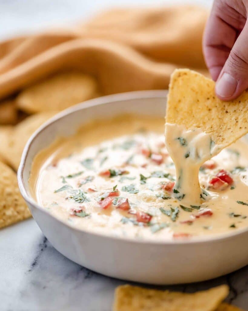 Queso Dip (Mexican Cheese Dip) Recipe