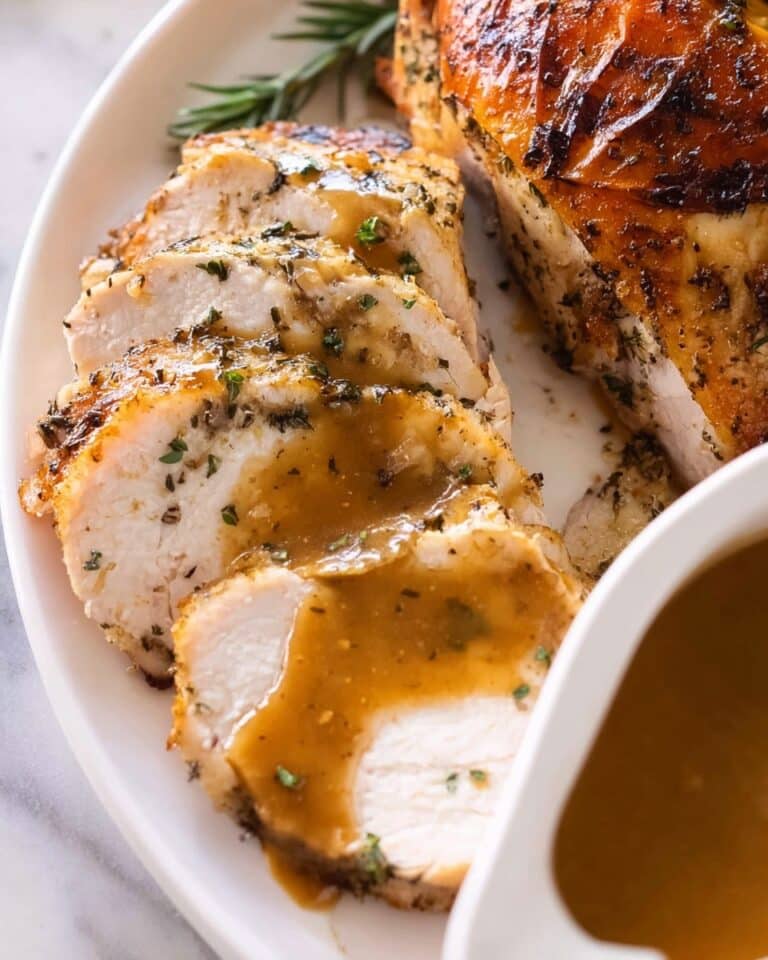 Garlic Herb Slow Cooker Turkey Breast Recipe