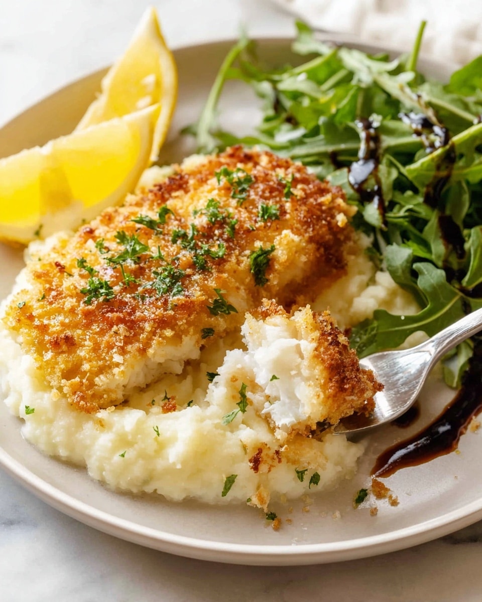 Healthy Parmesan Garlic Crumbed Fish Recipe